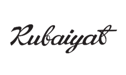 Logo with the word 'Rubaiyat' in cursive script.