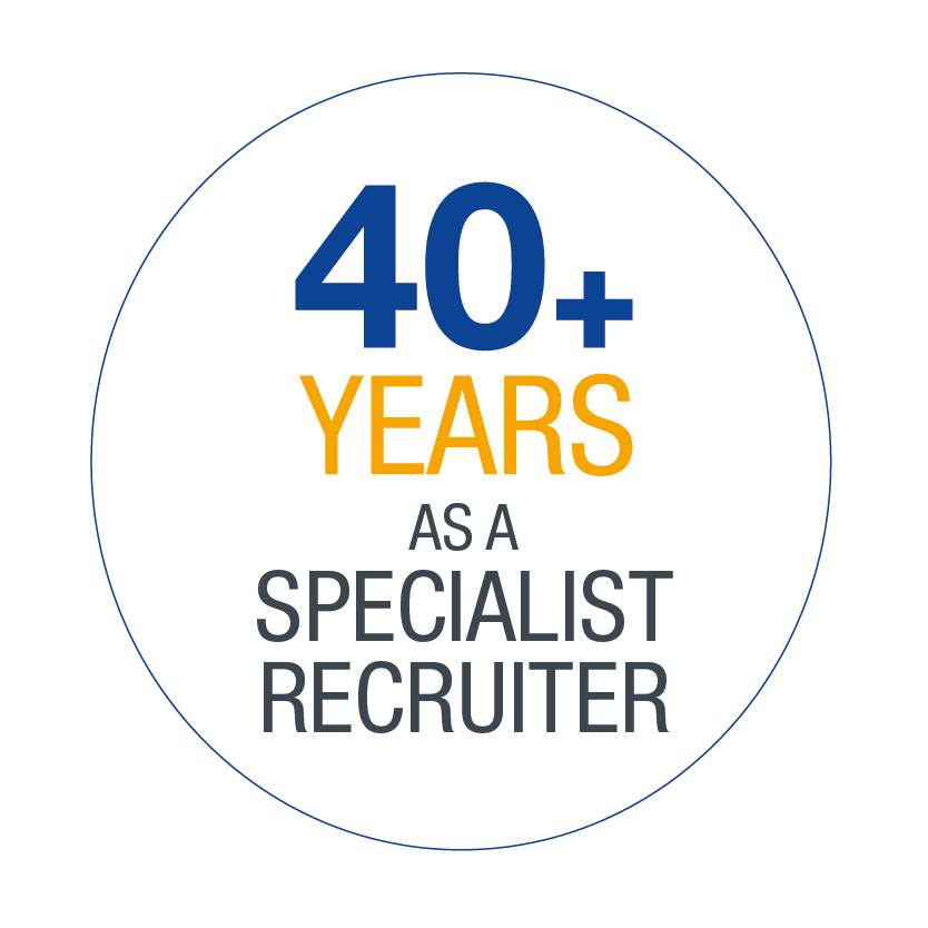 40+ years as a specialist recruiter